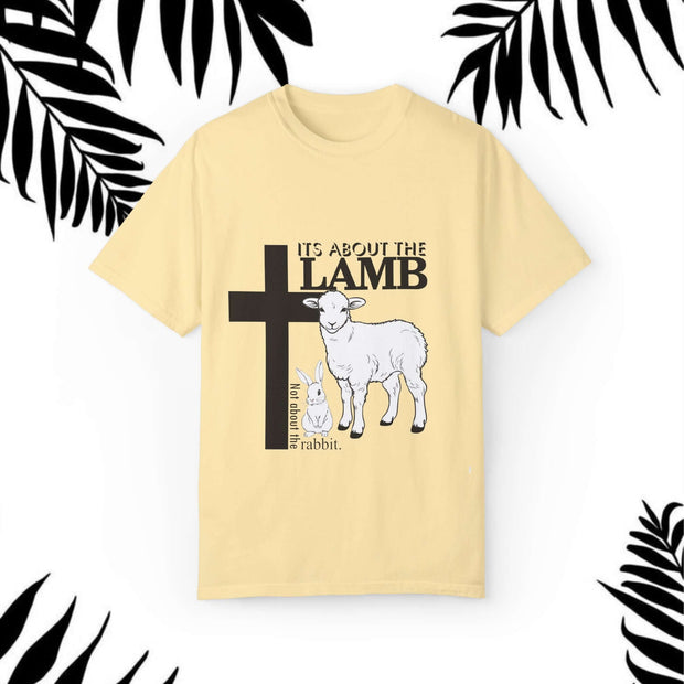 Faith-Inspired Unisex T-Shirt - "It's About The Lamb not the rabbit"