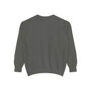 Retro Garment-Dyed Sweatshirt with 'Abba Père' Design