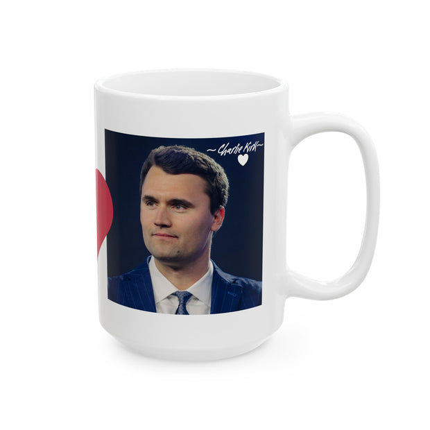 *Charlie Kirk- with love -Personalized Ceramic Mug,