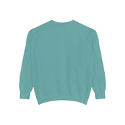 Retro Garment-Dyed Sweatshirt with 'Abba Père' Design