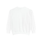 Retro Garment-Dyed Sweatshirt with 'Abba Père' Design