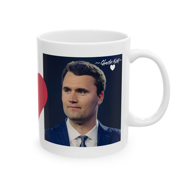 *Charlie Kirk- with love -Personalized Ceramic Mug,