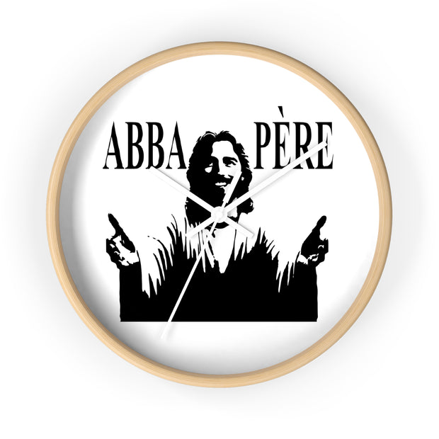 Dramatic Abba Père (Father God) Wall Clock- Faith-Based Accessories