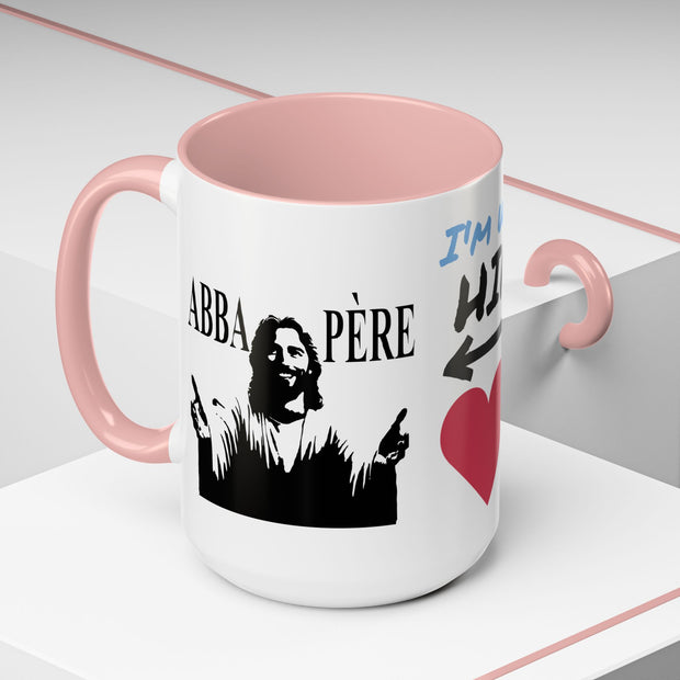Charlie Kirk* Accent Coffee Mug with I'm With Him Design