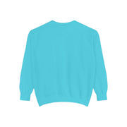 Retro Garment-Dyed Sweatshirt with 'Abba Père' Design