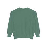 Retro Garment-Dyed Sweatshirt with 'Abba Père' Design