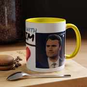 Charlie Kirk* Accent Coffee Mug with I'm With Him Design