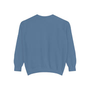 Retro Garment-Dyed Sweatshirt with 'Abba Père' Design