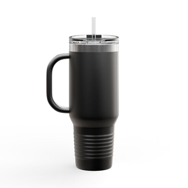Travel Mug Atom Inspired Abba Père Graphic 40oz Right hand