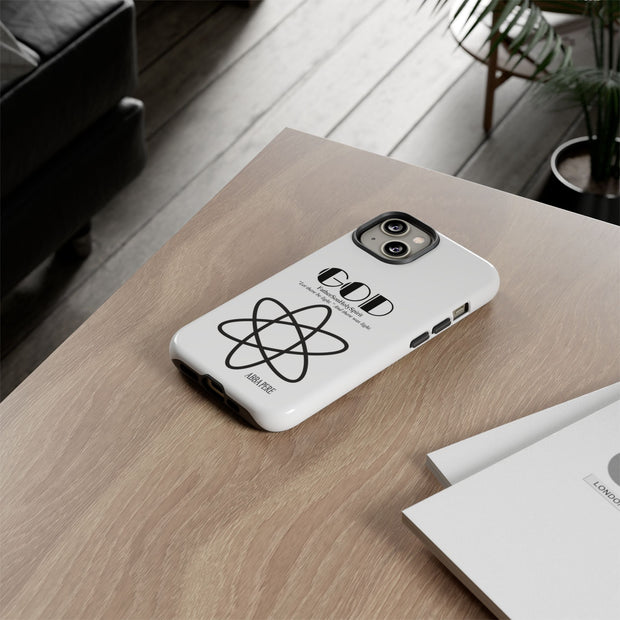 Phone Case - Faith-Inspired Atom Design