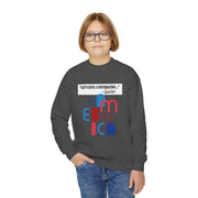 Charlie Kirk- Let's have a conversation-Youth Crewneck Sweatshirt