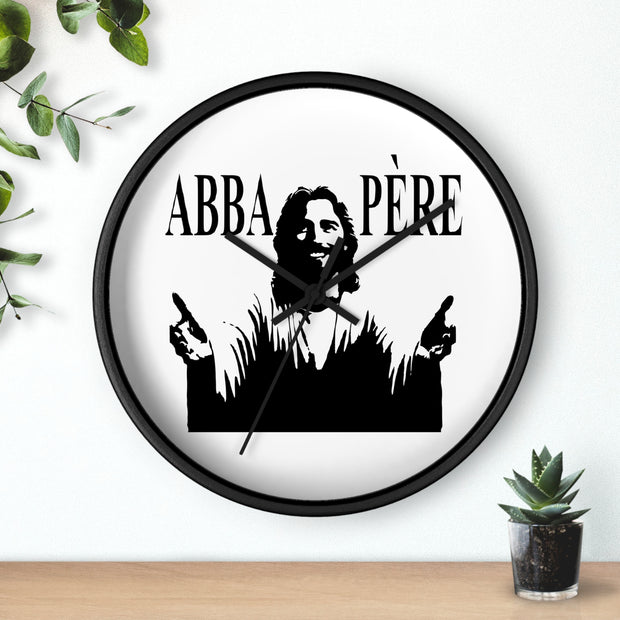 Dramatic Abba Père (Father God) Wall Clock- Faith-Based Accessories