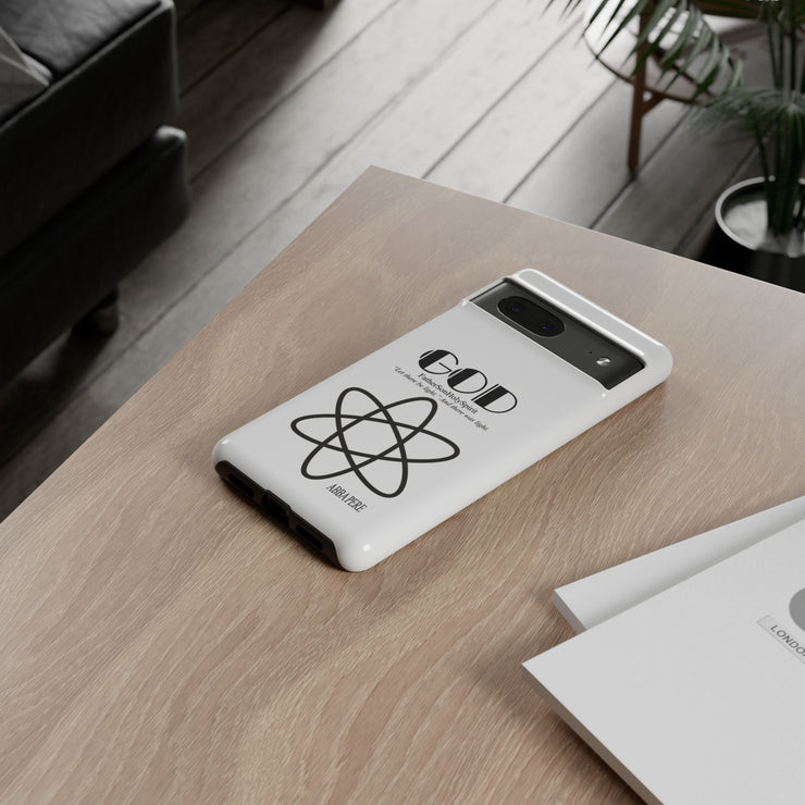 Phone Case - Faith-Inspired Atom Design