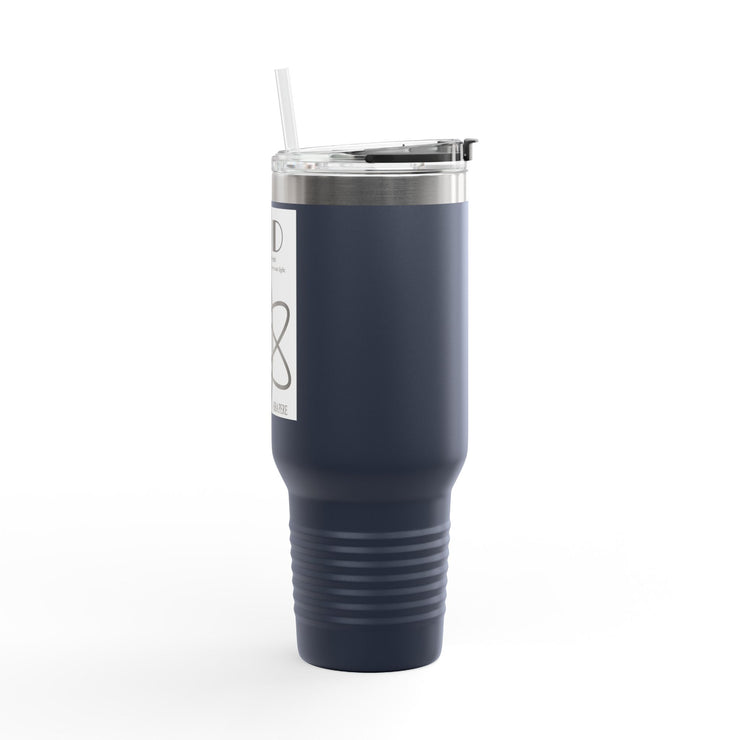 Travel Mug - Lefties, Atom Inspired Graphic, Christian, Abba Père