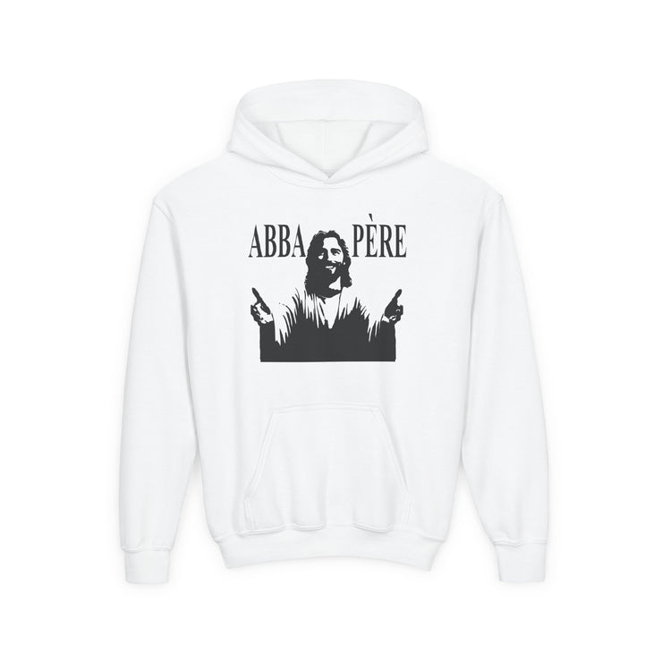 Youth Hooded Sweatshirt with ABBA PÈRE Design
