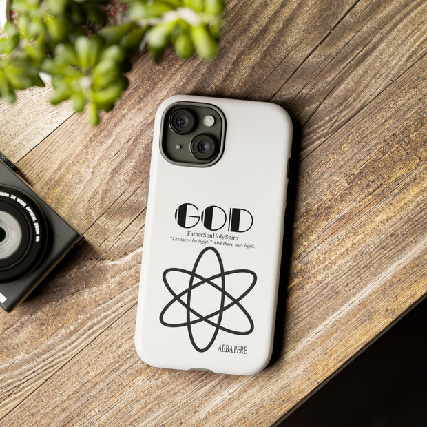 Phone Case - Faith-Inspired Atom Design