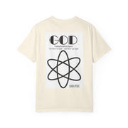 Unisex Garment-Dyed T-shirt with Abba Père Atom Inspired Graphic
