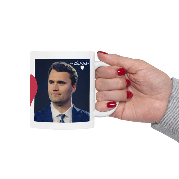 *Charlie Kirk- with love -Personalized Ceramic Mug,