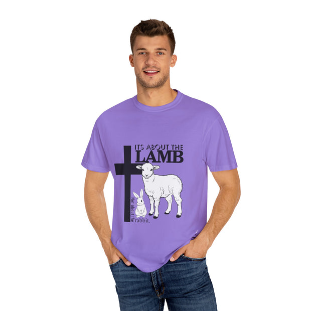 Faith-Inspired Unisex T-Shirt - "It's About The Lamb not the rabbit"