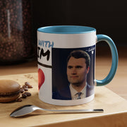 Charlie Kirk* Accent Coffee Mug with I'm With Him Design