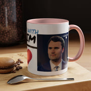 Charlie Kirk* Accent Coffee Mug with I'm With Him Design