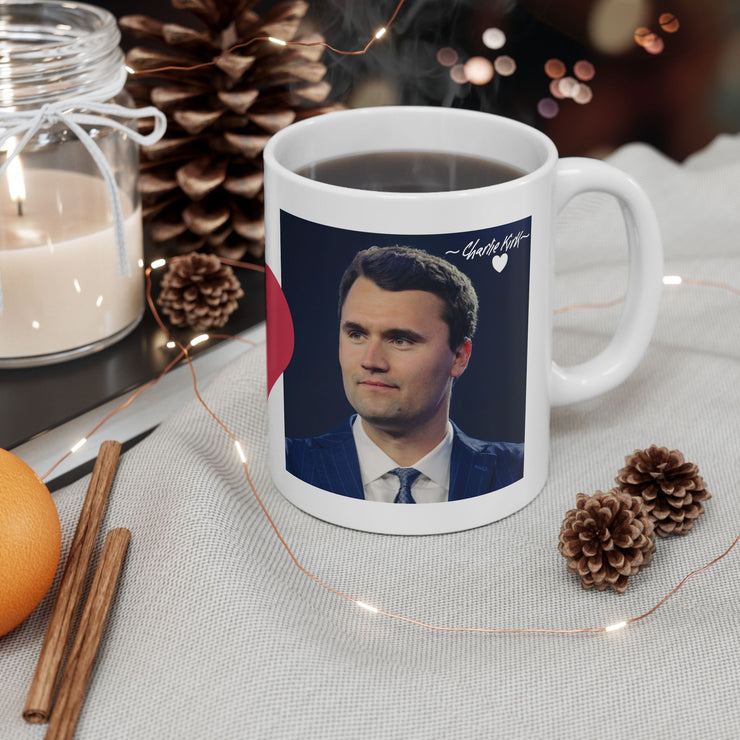 *Charlie Kirk- with love -Personalized Ceramic Mug,