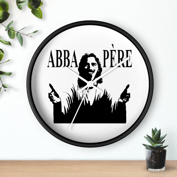 Dramatic Abba Père (Father God) Wall Clock- Faith-Based Accessories