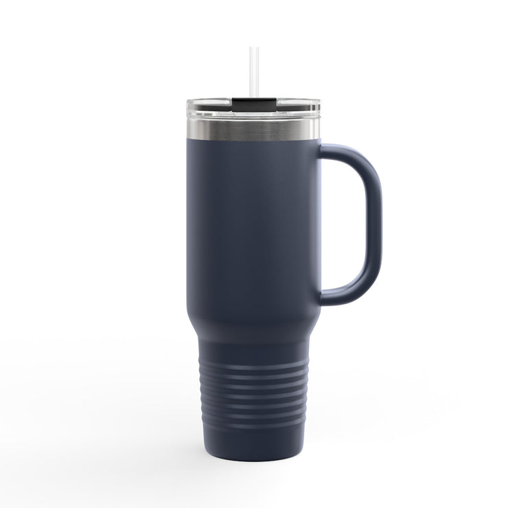 Travel Mug - Lefties, Atom Inspired Graphic, Christian, Abba Père