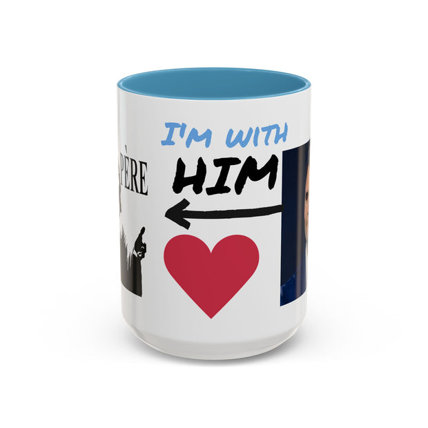 Charlie Kirk* Accent Coffee Mug with I'm With Him Design