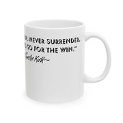 Charlie Kirk Quote Ceramic Mug