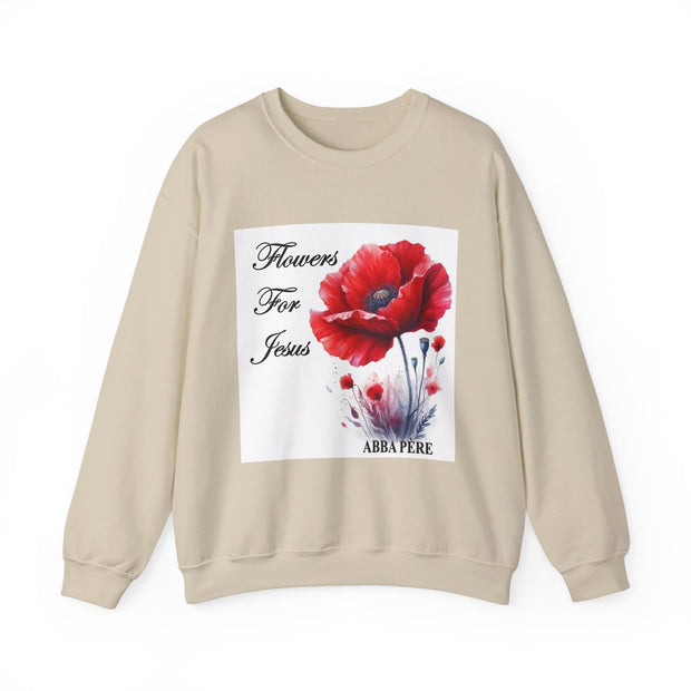 Cozy Faith-Inspired Floral Sweatshirt