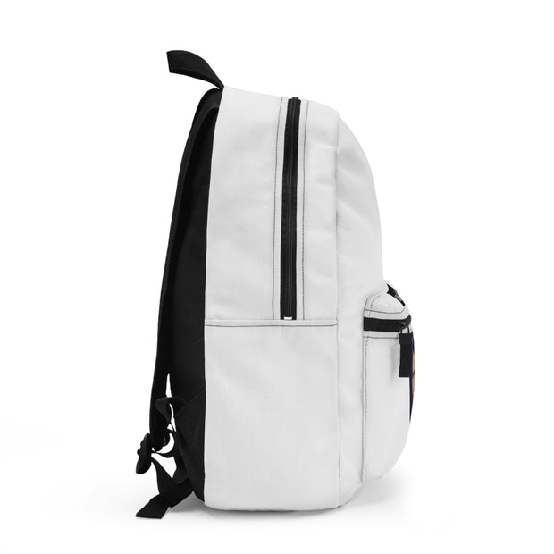 *Charlie with love-Stylish Canvas Backpack with Custom Design,