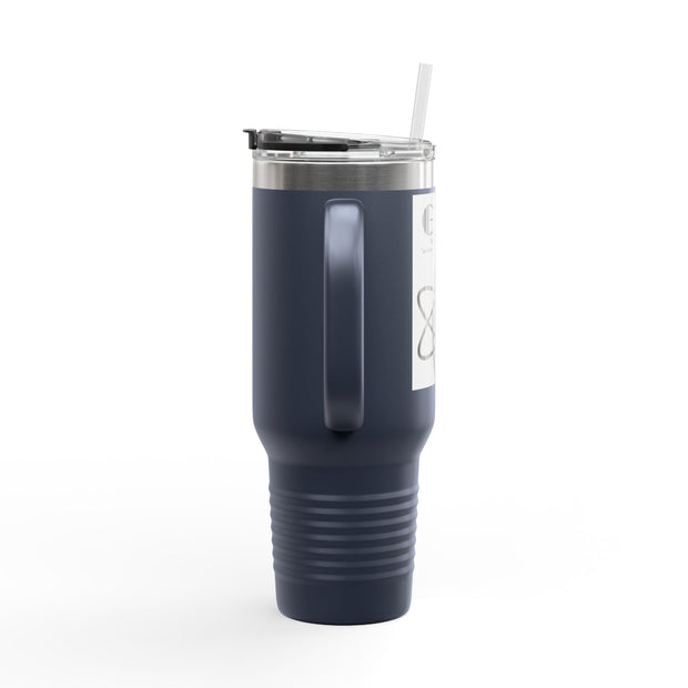 Travel Mug - Lefties, Atom Inspired Graphic, Christian, Abba Père