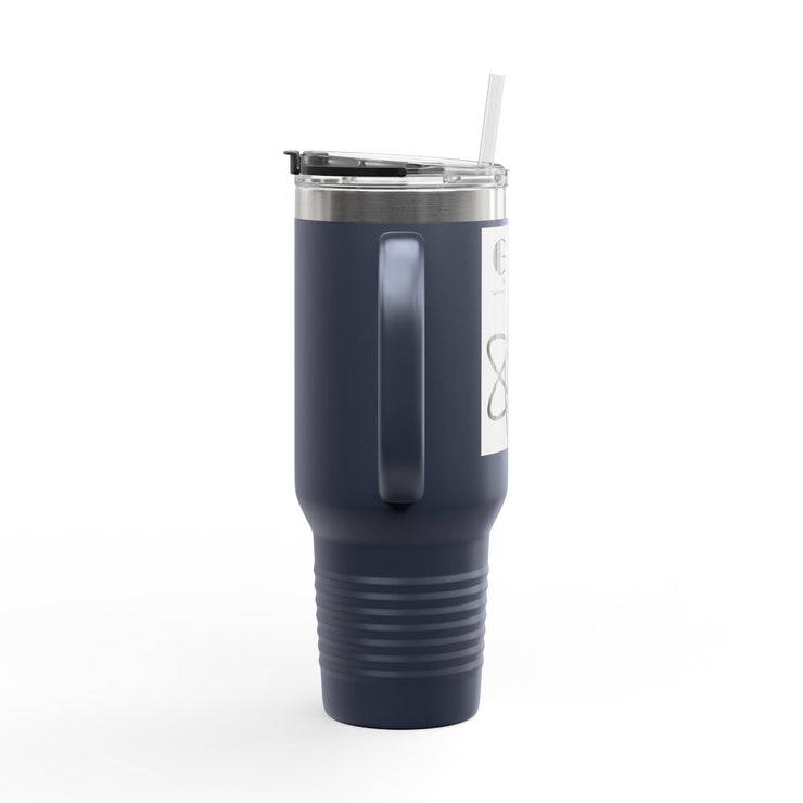 Travel Mug - Lefties, Atom Inspired Graphic, Christian, Abba Père