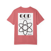 Unisex Garment-Dyed T-shirt with Abba Père Atom Inspired Graphic
