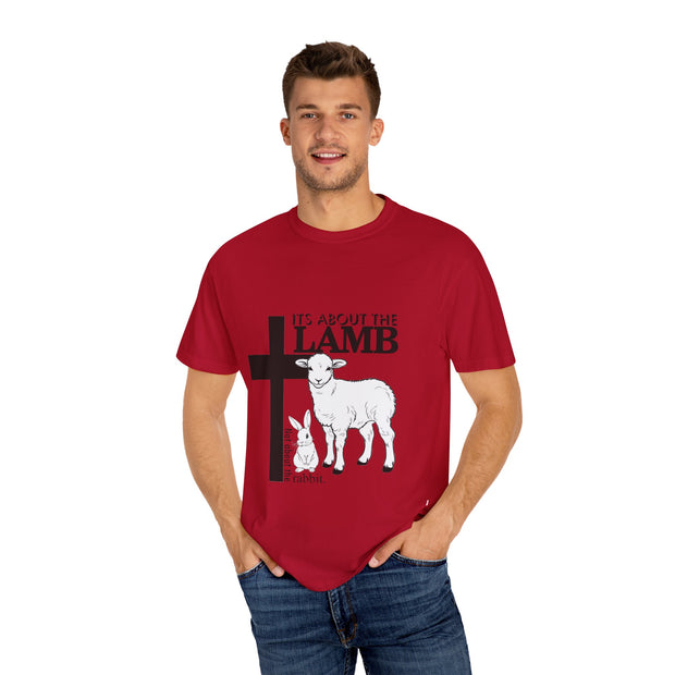 Faith-Inspired Unisex T-Shirt - "It's About The Lamb not the rabbit"