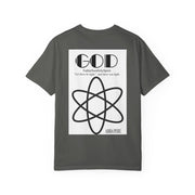 Unisex Garment-Dyed T-shirt with Abba Père Atom Inspired Graphic