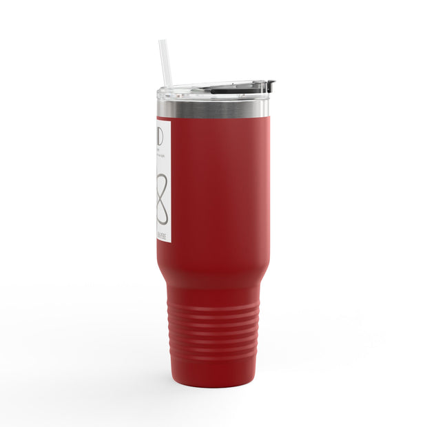 Travel Mug - Lefties, Atom Inspired Graphic, Christian, Abba Père