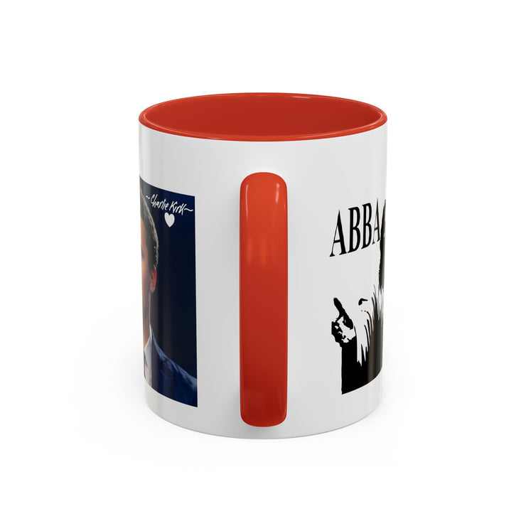 Charlie Kirk* Accent Coffee Mug with I'm With Him Design