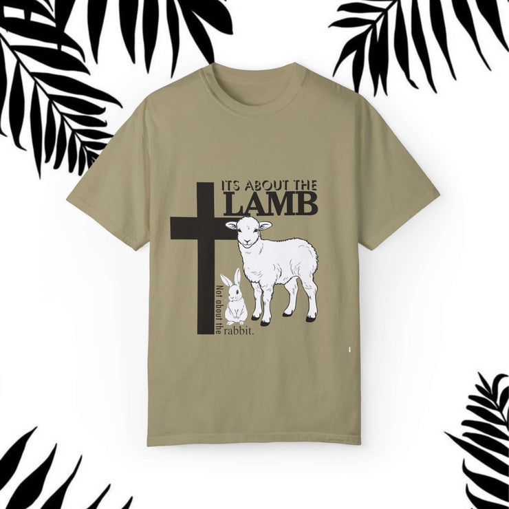 Faith-Inspired Unisex T-Shirt - "It's About The Lamb not the rabbit"