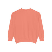 Retro Garment-Dyed Sweatshirt with 'Abba Père' Design