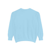 Retro Garment-Dyed Sweatshirt with 'Abba Père' Design