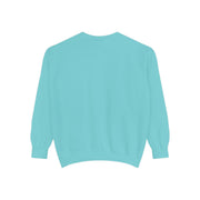 Retro Garment-Dyed Sweatshirt with 'Abba Père' Design