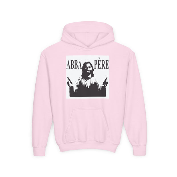 Youth Hooded Sweatshirt with ABBA PÈRE Design