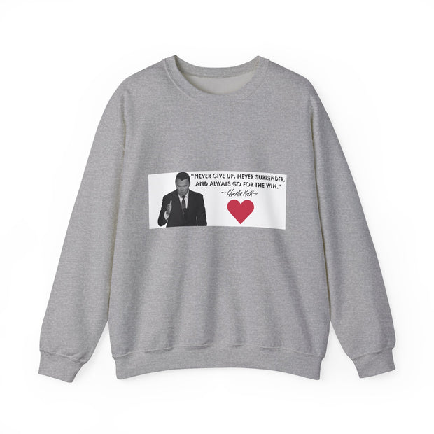 Charlie Kirk Inspirational Unisex Sweatshirt