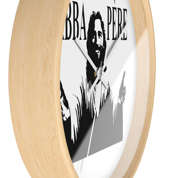 Dramatic Abba Père (Father God) Wall Clock- Faith-Based Accessories