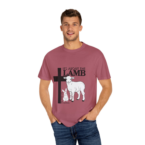 Faith-Inspired Unisex T-Shirt - "It's About The Lamb not the rabbit"