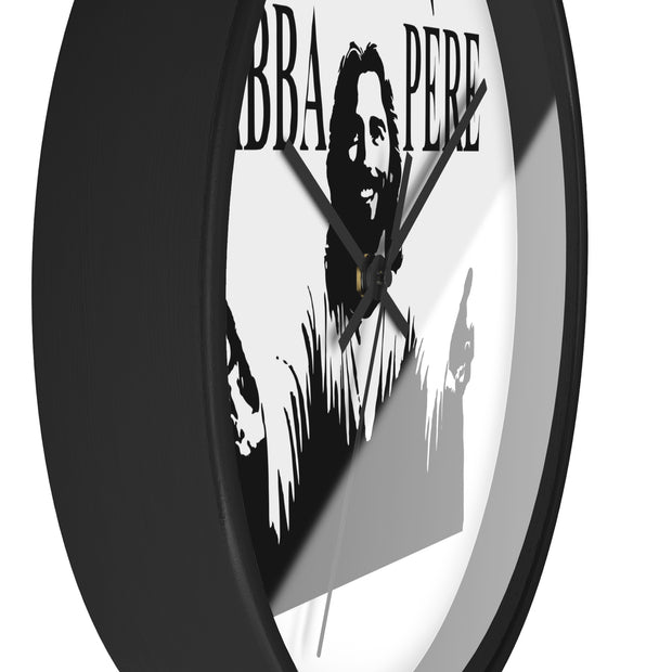 Dramatic Abba Père (Father God) Wall Clock- Faith-Based Accessories