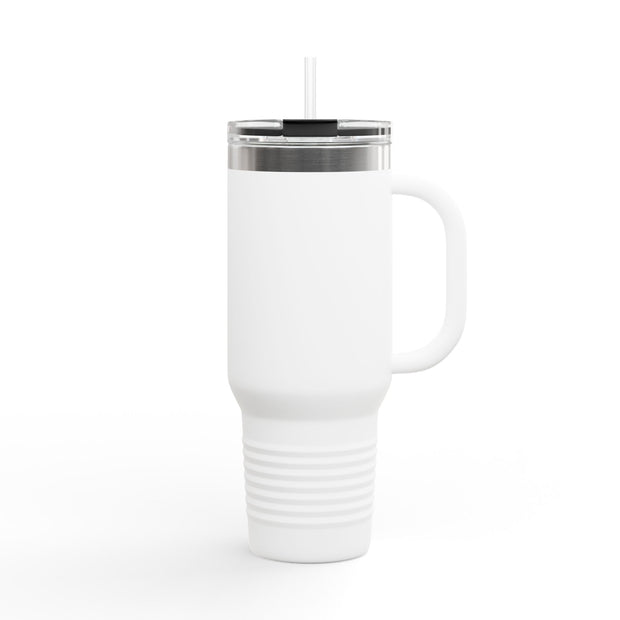 Travel Mug - Lefties, Atom Inspired Graphic, Christian, Abba Père