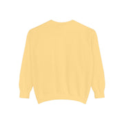Retro Garment-Dyed Sweatshirt with 'Abba Père' Design